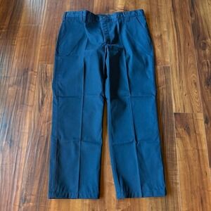 Carhartt Twill Work Wear Relaxed Fit Navy Pants Mens 46x32 NWT
